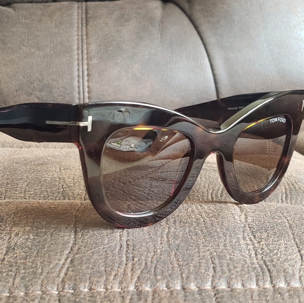 Tom Ford Karina Tortoise Cateye Sunglasses
